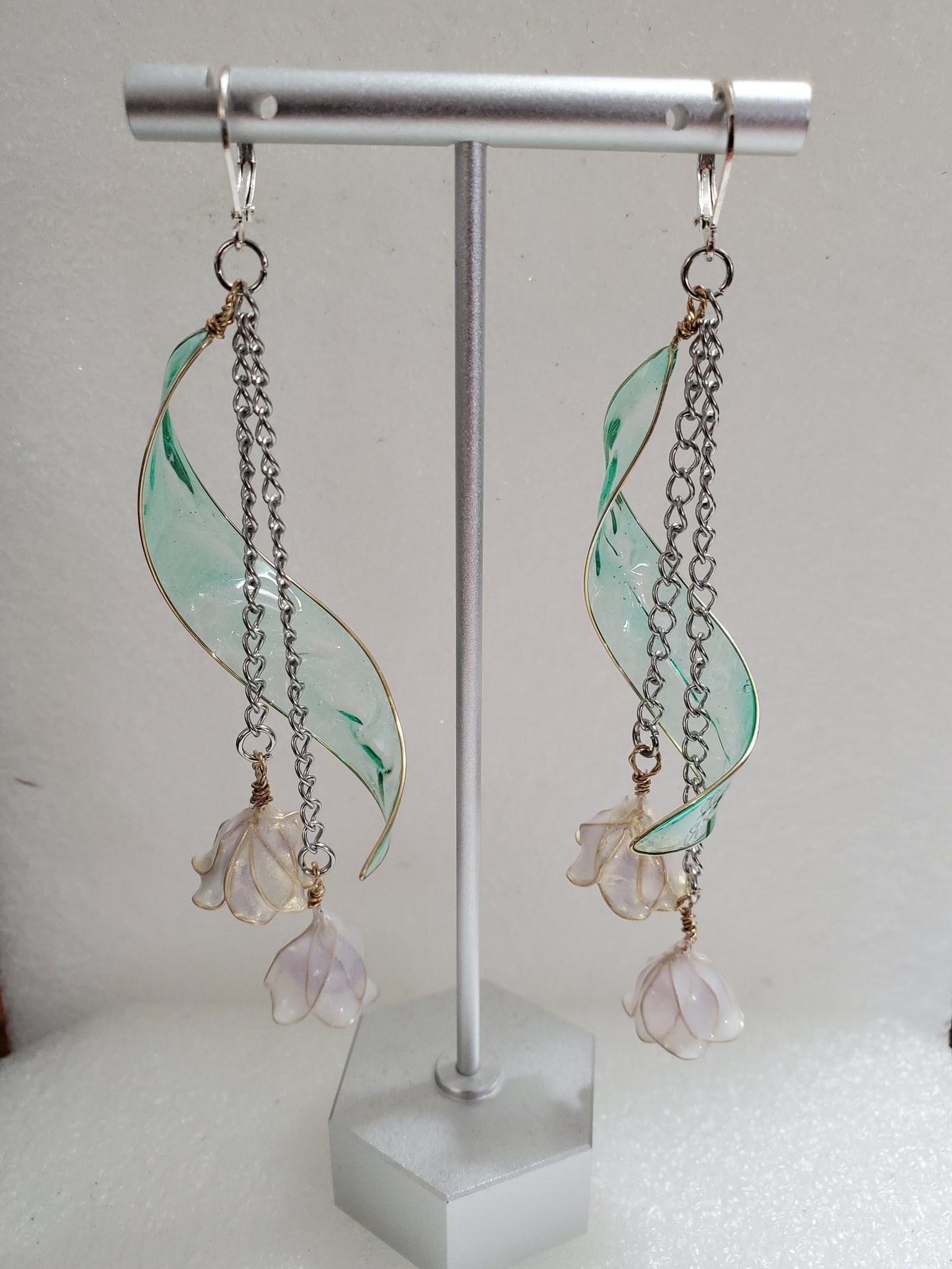 Lily of the valley earrings 2