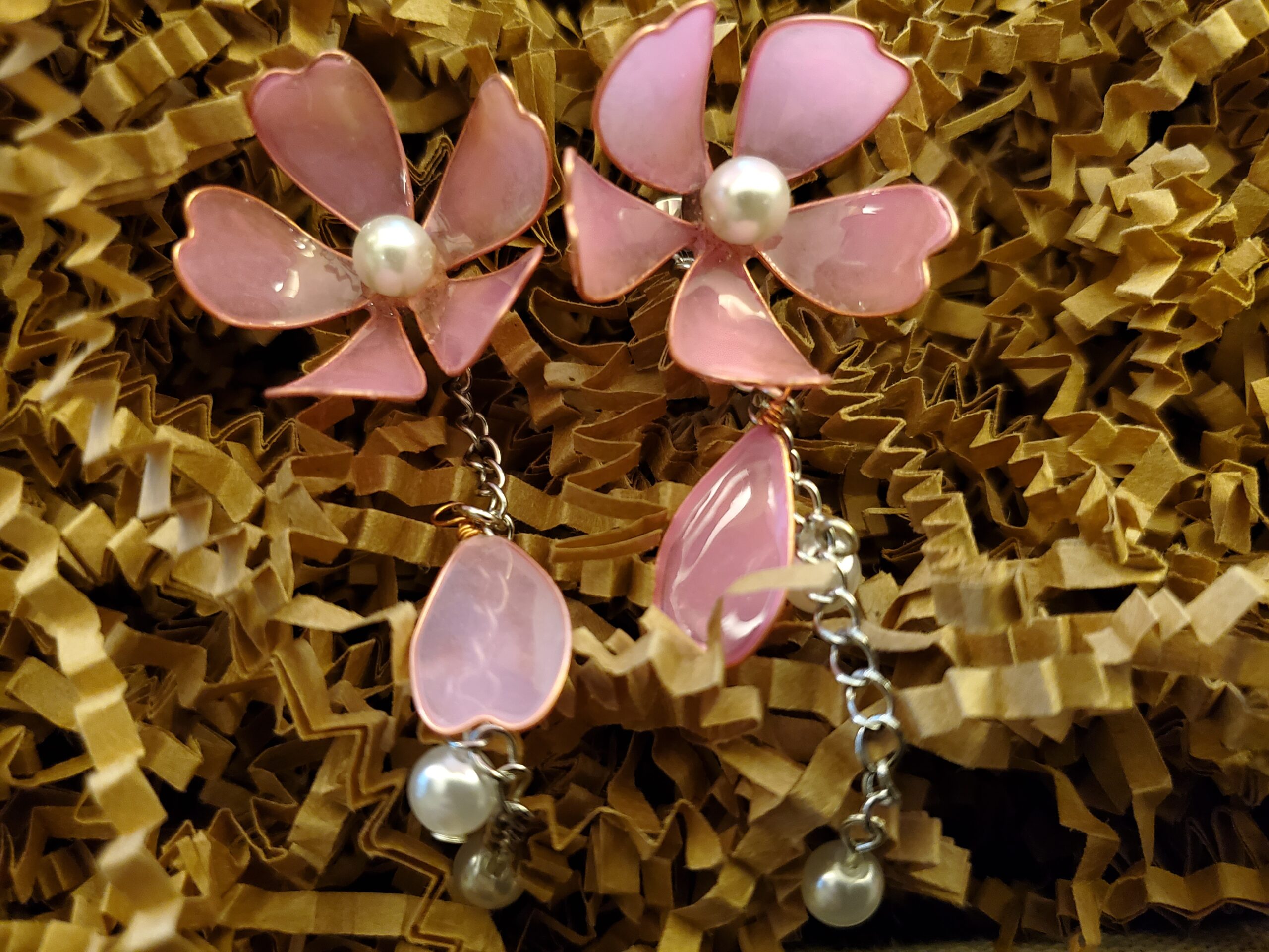 Sakura earrings 1