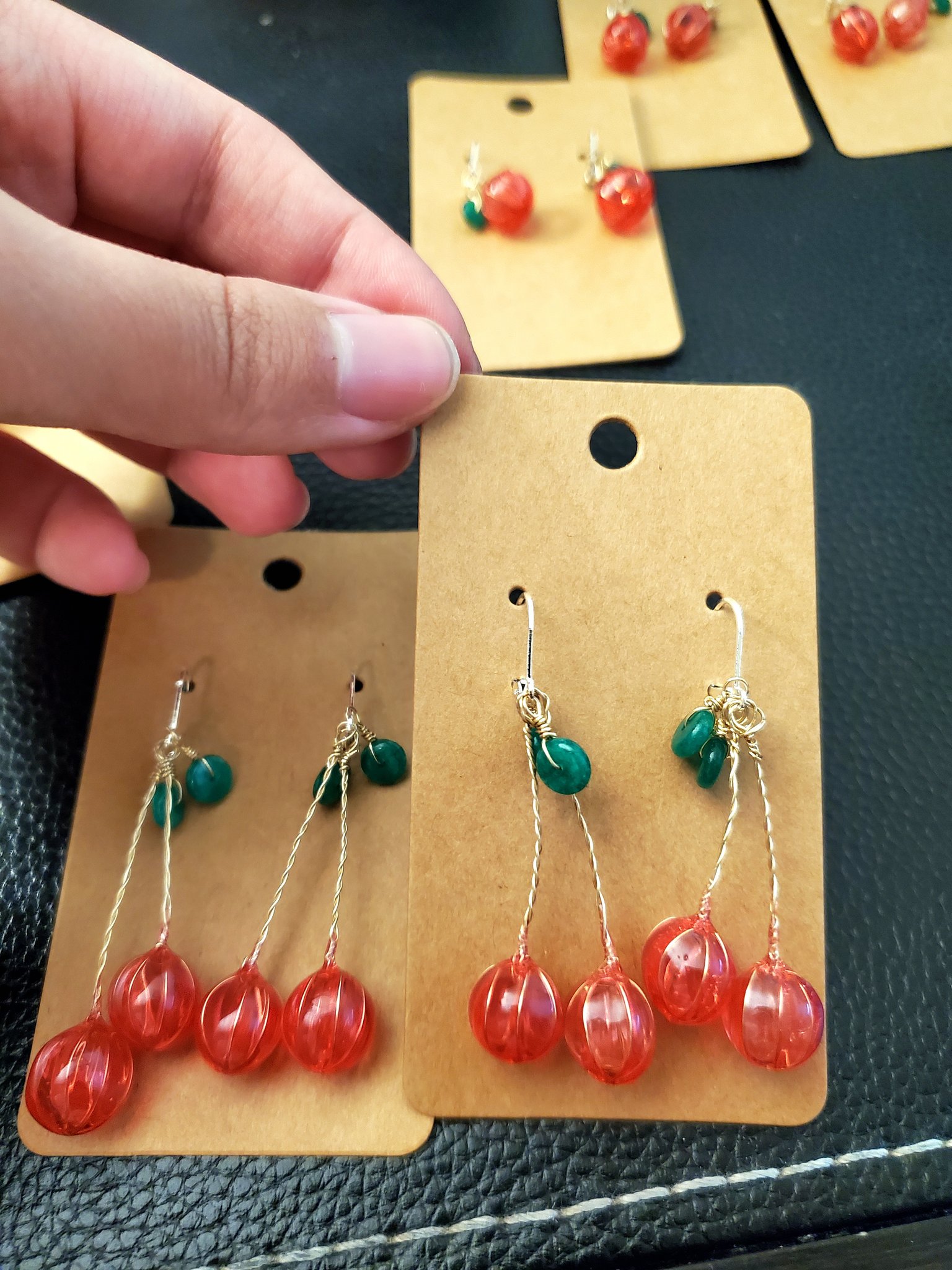 Cherry earrings