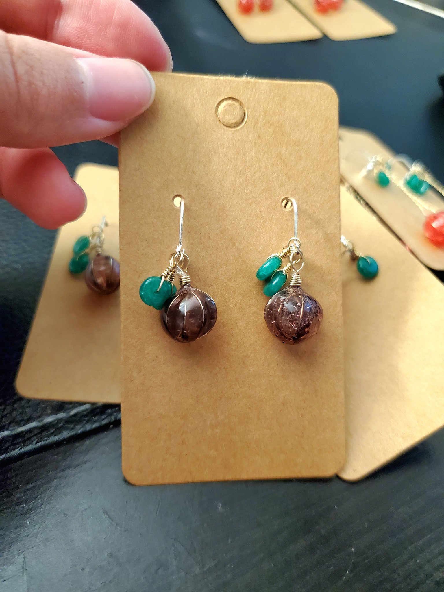 Coconut earrings