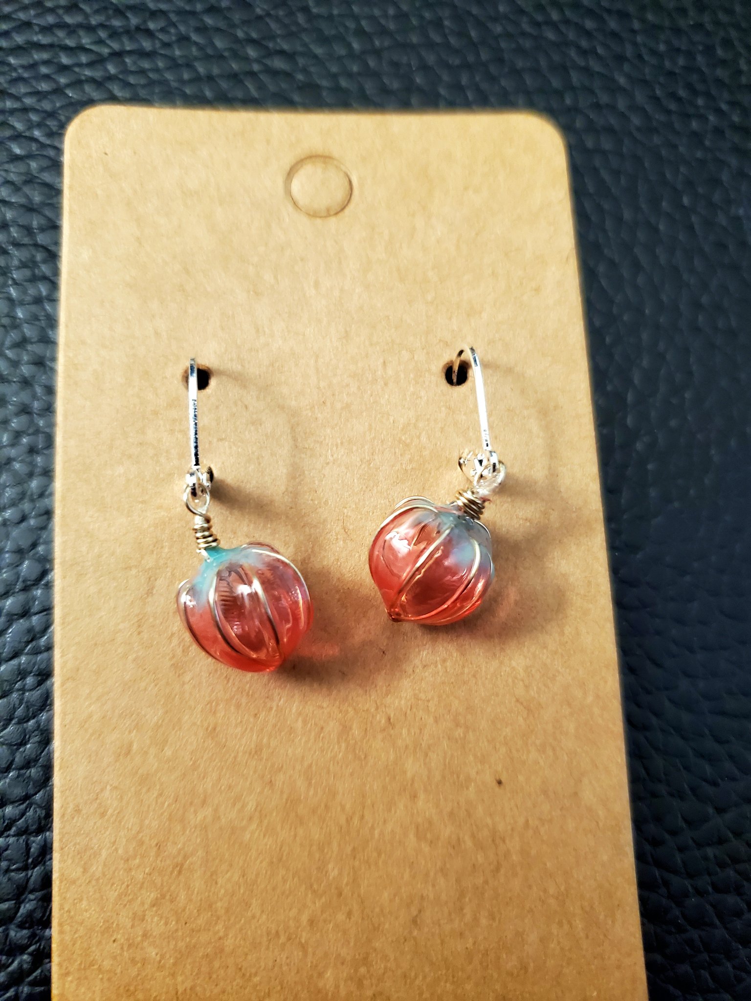 Tomato earrings